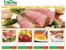 Tablet Screenshot of bi-ritesupermarkets.com